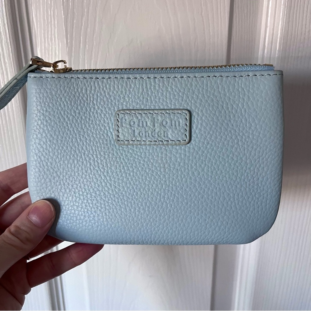 Pom Pom London Coin Purse in Ice Blue
